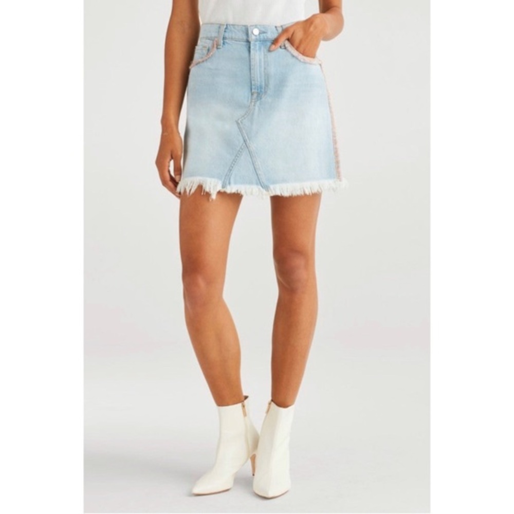 7 For All Mankind Skirt With Fringe 27
